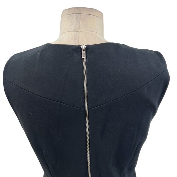 Diane von Furstenberg Carrie Sleeveless Ponte A-line Dress Black Size 6 - Picture 9 of 13